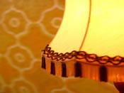 Lampe im Ostel Hostel